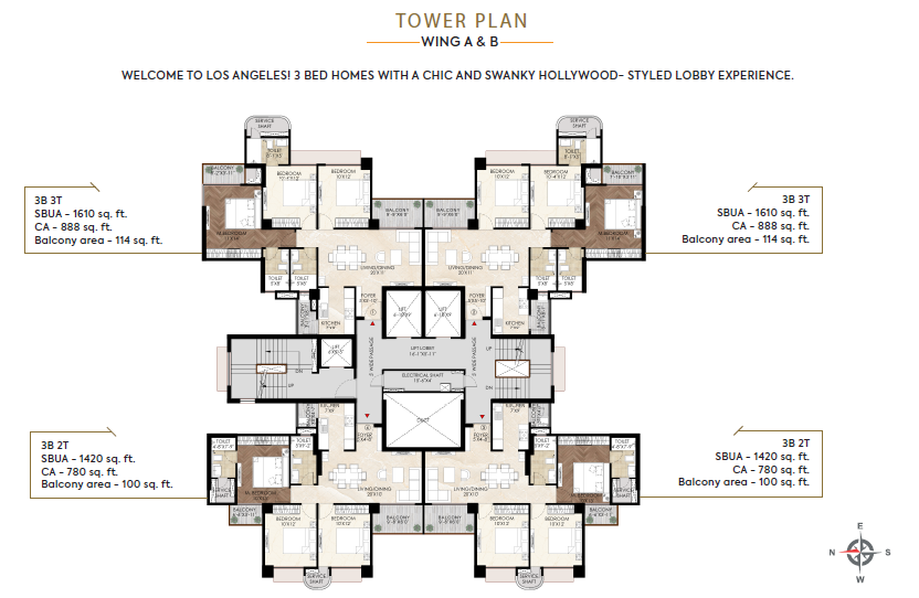 tower A&B